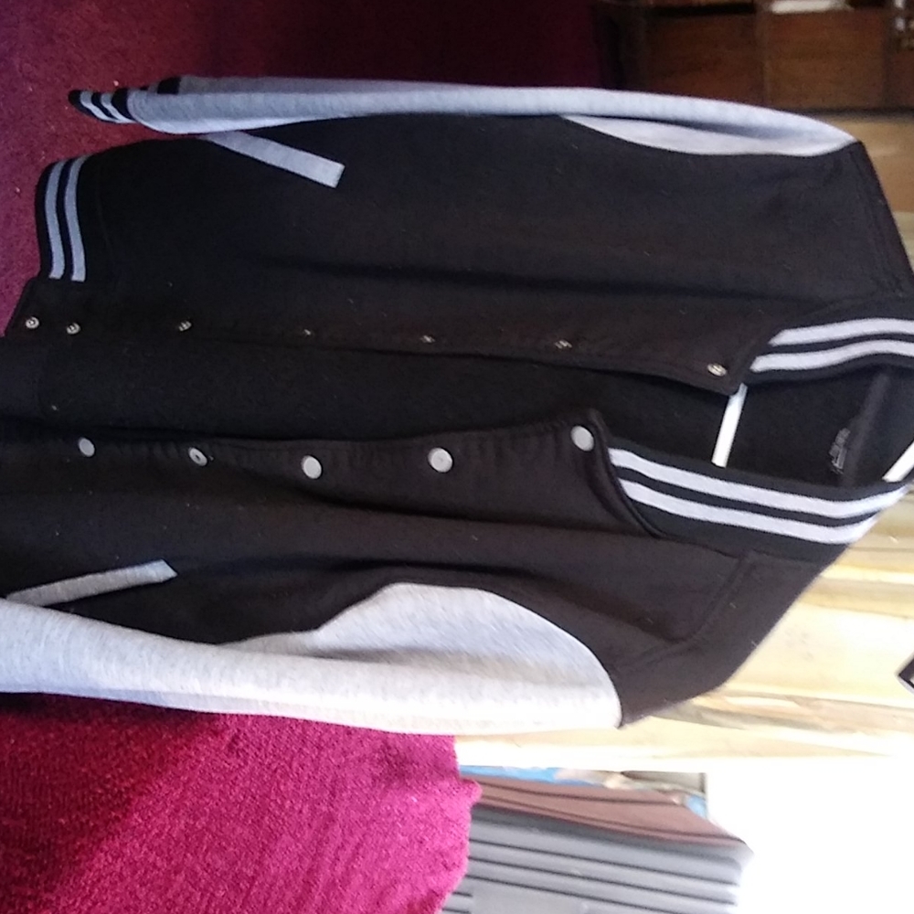 Jacket silver buttons